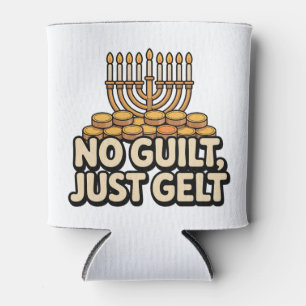 Porta-lata Não Culpa Apenas Gelt Engraçado Hanukkah Judeu