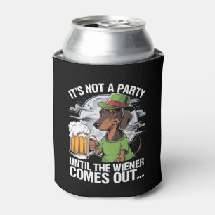 Porta-lata Não é uma Festa até Wiener Cerveja Irlandesa Dachs