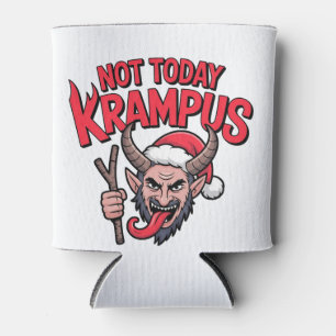 Porta-lata Não Hoje Krampus Natal Divertido Krampus Malvado 