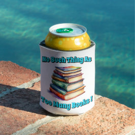 Porta-lata Não, não, tantos livros!