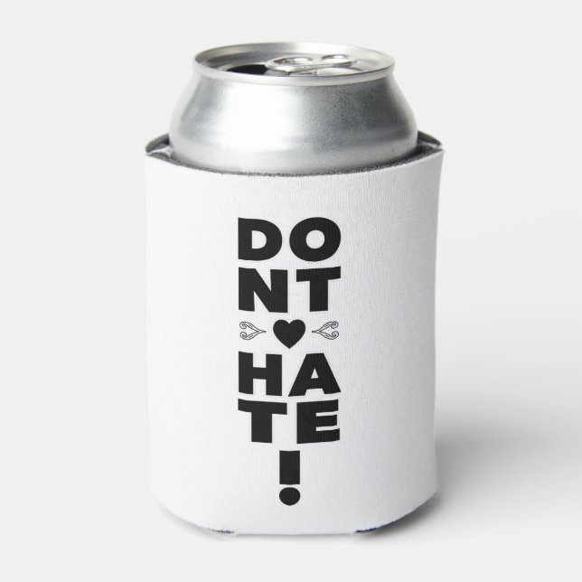 Porta-lata Não Odeie a História Negra (Can Front)