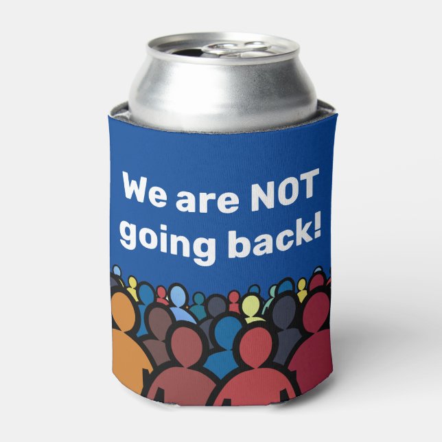 Porta-lata Não vamos voltar (Can Front)