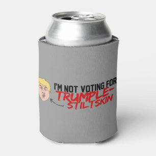 Porta-lata Não votando para Trumplestiltskin - .png