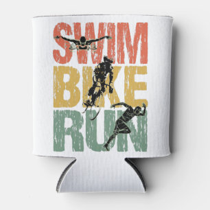 Porta-lata Natação Bike Run - Vintage Triathlon