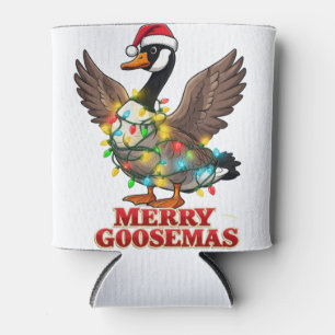 Porta-lata Natal Alegre dos Gansos, Ganso Engraçado do Natal