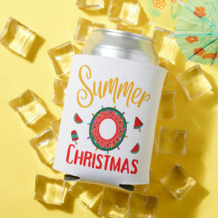 Porta-lata Natal de Verão em Julho