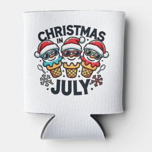 Porta-lata Natal em 4 de julho Sorvete EUA