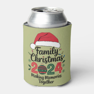 Porta-lata Natal em Família 2024 Criando Memórias Juntos