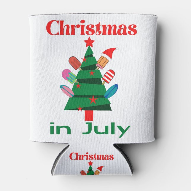 Porta-lata Natal em julho (Frente)