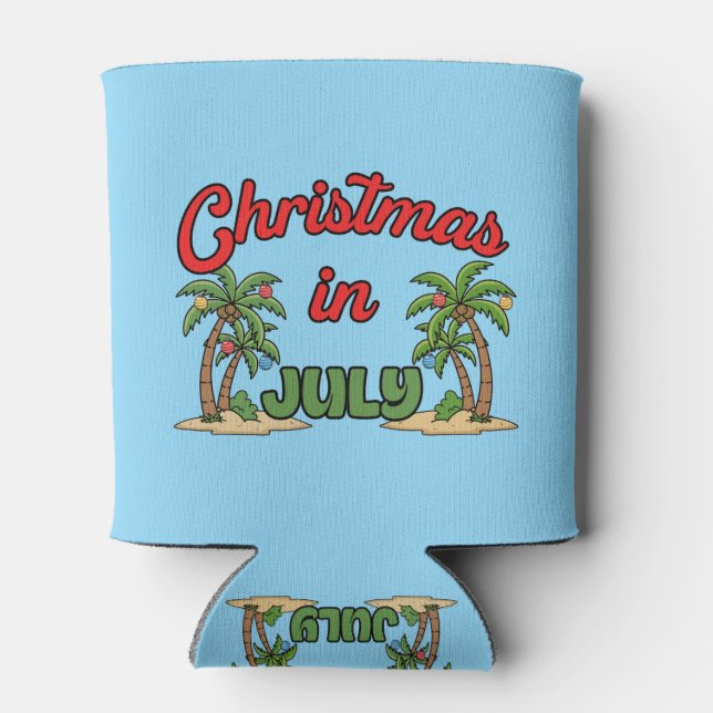 Porta-lata Natal Em Julho (Traseira)