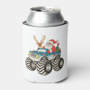 Porta-lata Natal Monstro Caminhão Papai Noel Rena Festivo