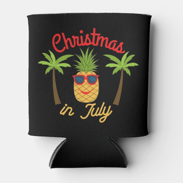 Porta-lata Natal No Abacaxi De Julho (Frente)