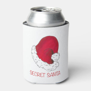 Porta-lata Natal Vermelho Feriado Secreto Papai Noel