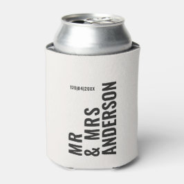 Porta-lata Natas negras negras mínimas ousadas casamento simp