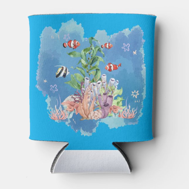 Porta-lata natureza oceânica (Frente)