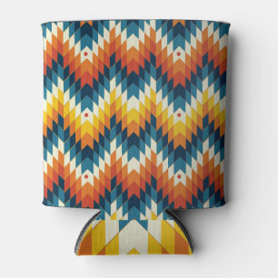 Porta-lata Navajo Native: Padrão Vintage Americano.