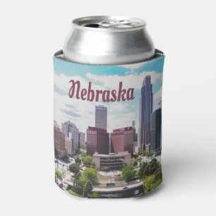 Porta-lata Nebraska City Skyline Omaha