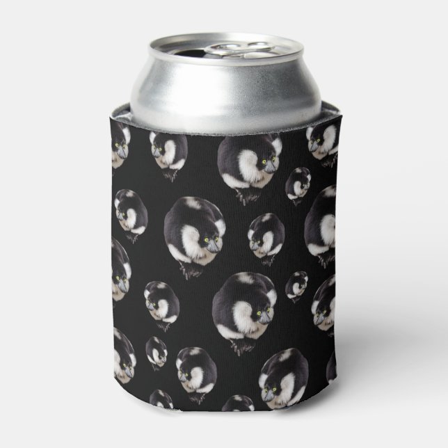 Porta-lata Negra Branca Limures Stubby (Can Front)