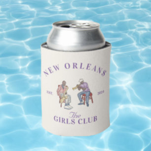Porta-lata New Orleans Bachelorette Girls Club Can Cooler