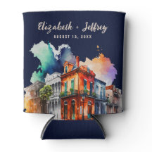 New Orleans Nola Louisiana - Casamento por Aquarel