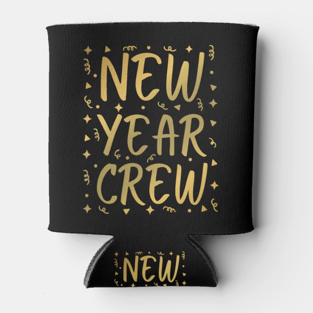 Porta-lata New Year Crew (Frente)