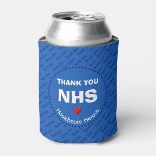 Porta-lata NHS Obrigado Heroínas da Saúde PERSONALIZÁVEIS