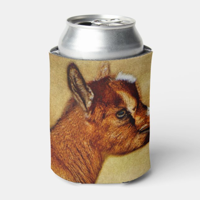 Porta-lata Nigeriano Dairy Goat Kid (Can Front)