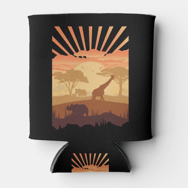 Porta-lata No Safari (Frente)