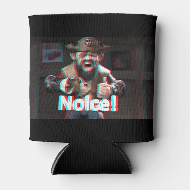 Porta-lata Noice! Badaz Beard 3D (Frente)