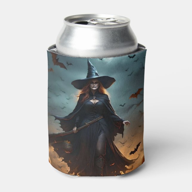 Porta-lata "Noite Má: Bruxa Assustadora do Halloween e seus M (Can Front)