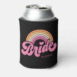 Porta-lata Noiva Arco-íris Retro Personalizado  Can Cooler
