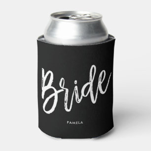 Porta-lata Noiva Casamento Personalizado de Estilo de Script
