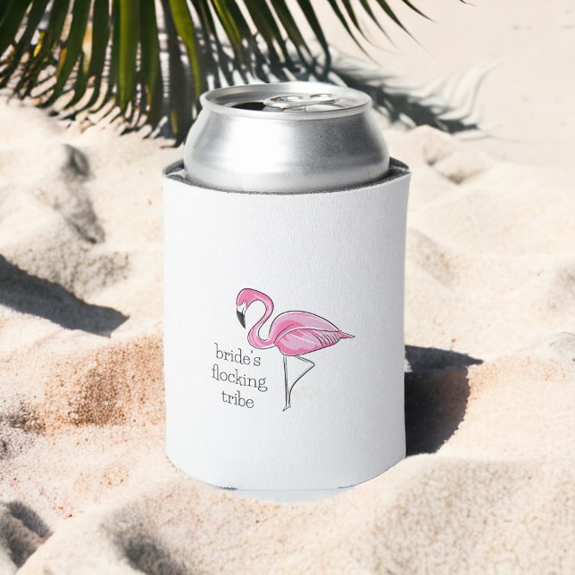 Porta-lata Noiva do Flamingo Rosa Tribo de Revoada | Despedid (Criador carregado)