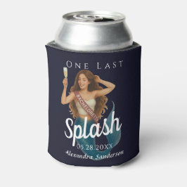 Porta-lata noiva personalizada de sereia na praia
