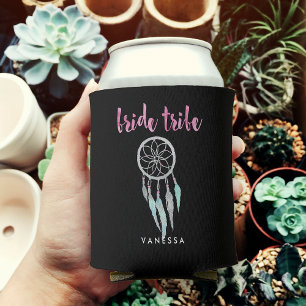 Porta-lata Noiva Tribe Watercolor Dreamcatcher Bridesmaid