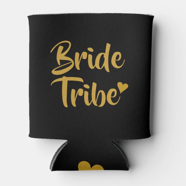 Porta-lata Noiva Tribo Coração Dourado (Frente)