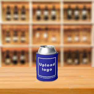 Porta-lata Nome comercial e logotipo Blue Can Cooler