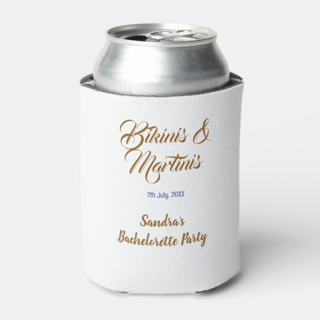 Porta-lata nome da festa de despedida de solteira bikinis e m (Can Front)