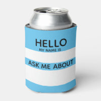 Nome de etiqueta do Event Hello Pergunte-me sobre
