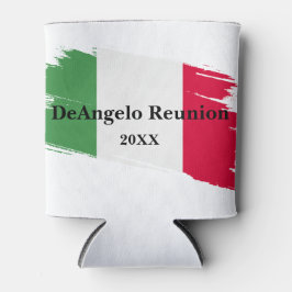 Porta-lata Nome de sobrenome italiano Sinalizador personaliza