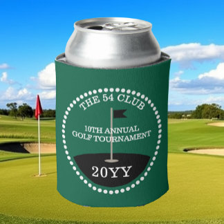 Porta-lata Nome do Clube do Torneio de Golfe Ano