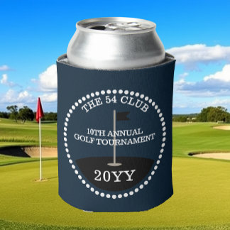 Porta-lata Nome do Clube do Torneio de Golfe Ano Azul