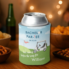 Porta-lata Nome do Golfer do Partido do Despedida de solteiro