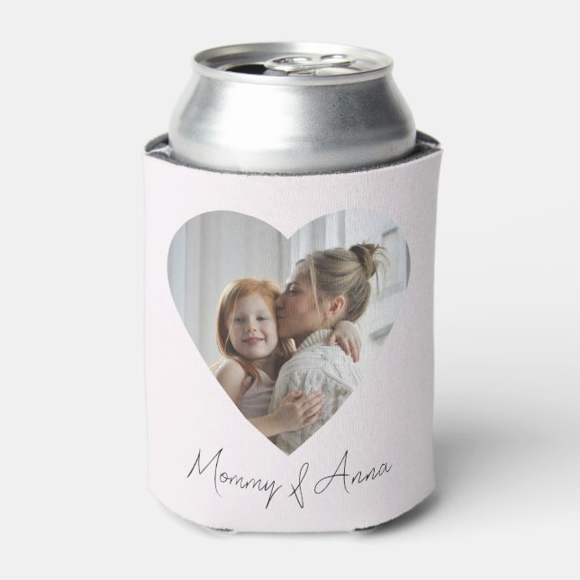 Porta-lata Nome e Foto Personalizados da Mamãe | Refrigeração (Can Front)