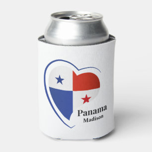 Porta-lata Nome Personalizado Amor Panamá