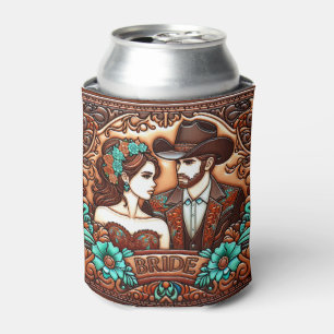 Porta-lata Nome Personalizado da Noiva de Casamento de Impres