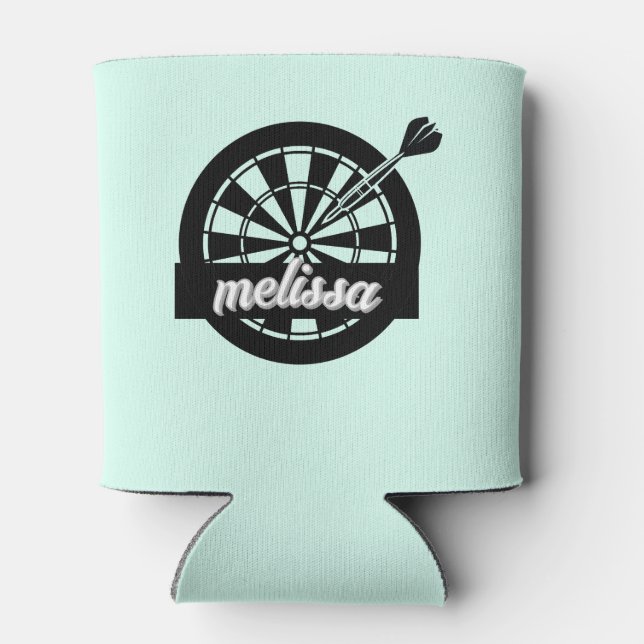 Porta-lata Nome Personalizado da Rapariga Dart (Traseira)