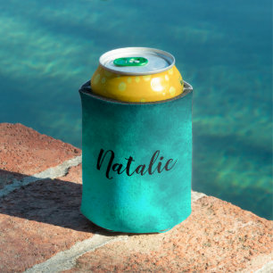 Porta-lata Nome personalizado Emerald Storm Cooler