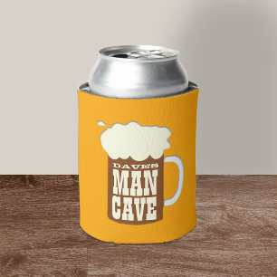 Porta-lata Nome Personalizado Engraçado, Homem Cave Beer