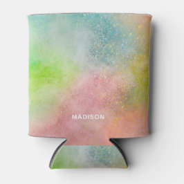 Porta-lata Nome personalizado Explosão de cor